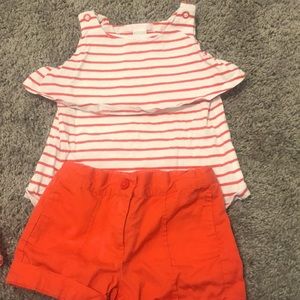 Janie and Jack size 3 short spring/summer set